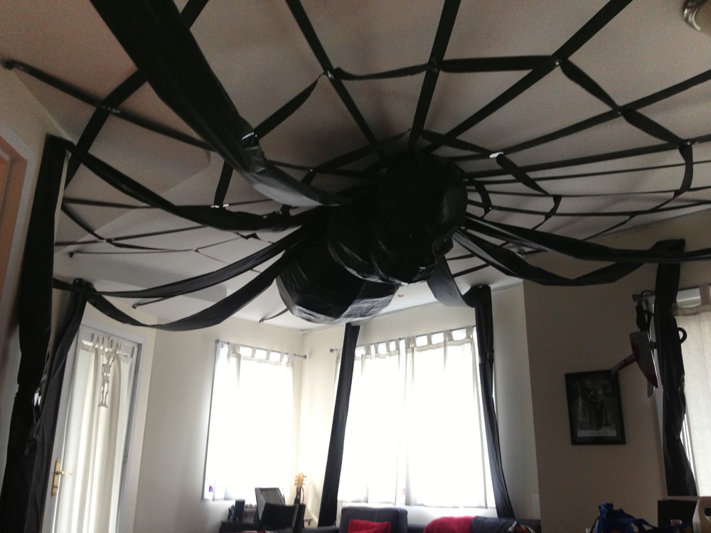 Giant paper mache spider!!!