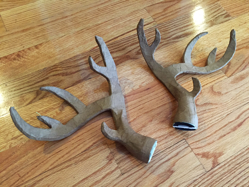 How to make deer antlers using foam board