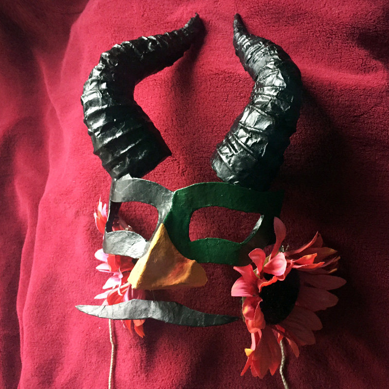 The Devil Man -- horned mask