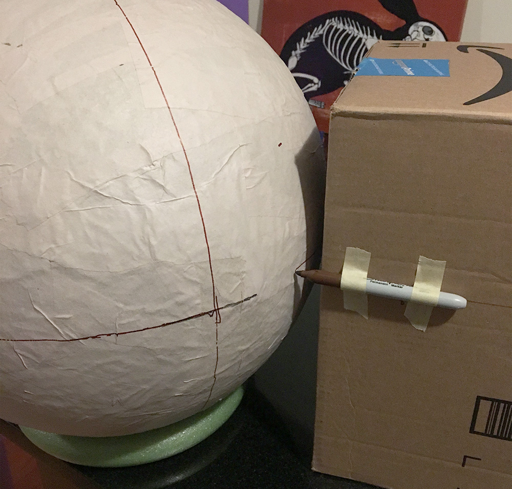Drawing latitude and longitude lines on a sphere