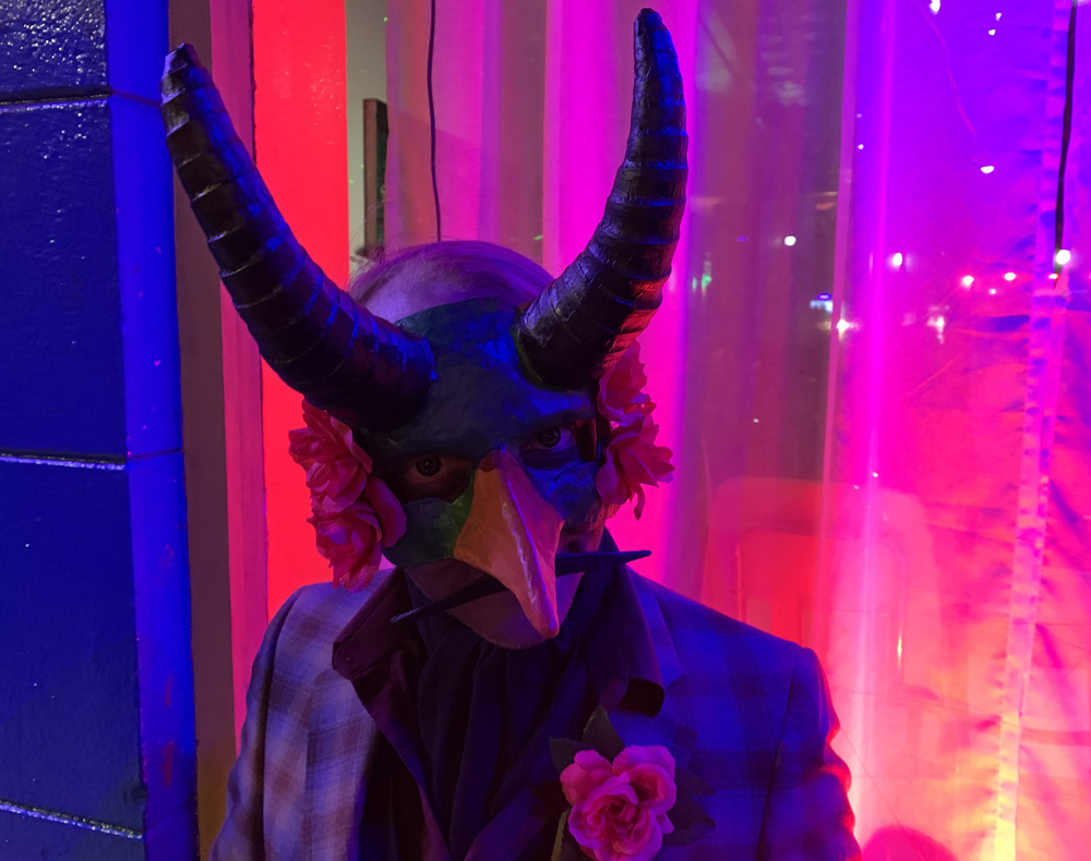 New Orleans Devil Man mask