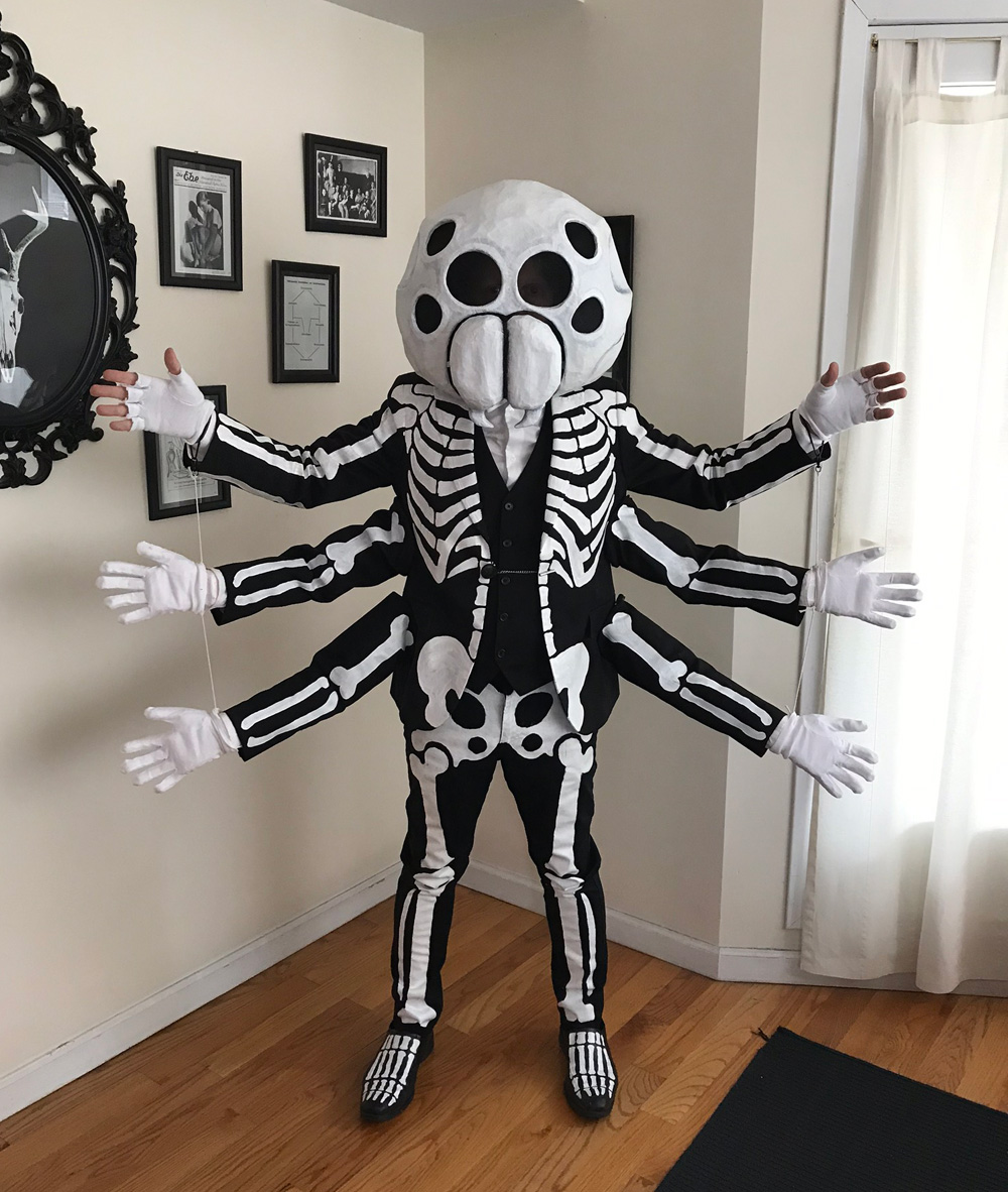 Spider skeleton costume - finished!
