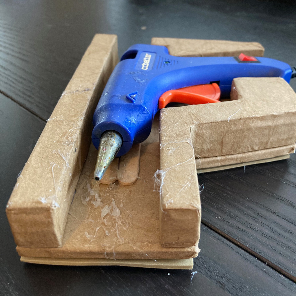 DIY Hot Glue Gun Holder