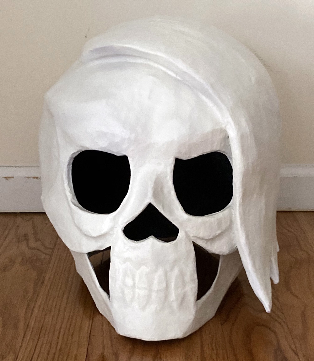 Manning Krull skull mask - gesso
