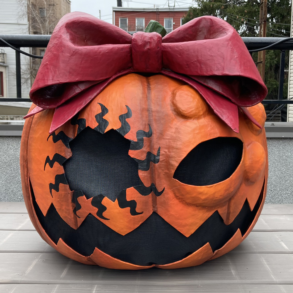 Pumpkin Night mask - by Manning Krull
