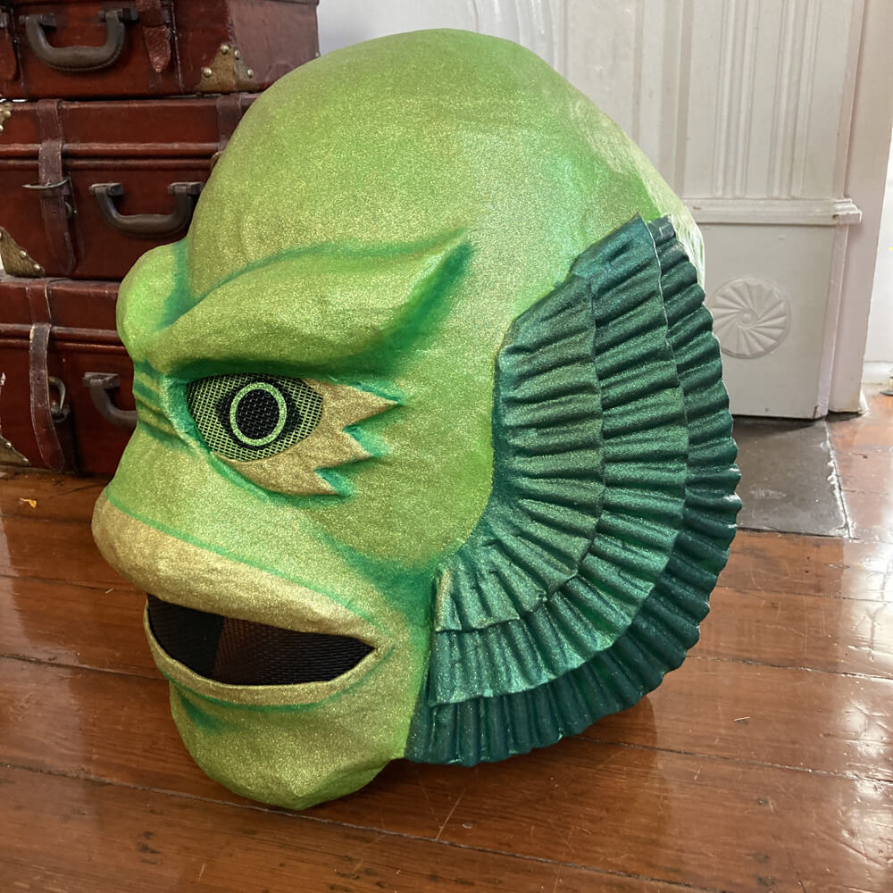 Finished Creature mask, side view