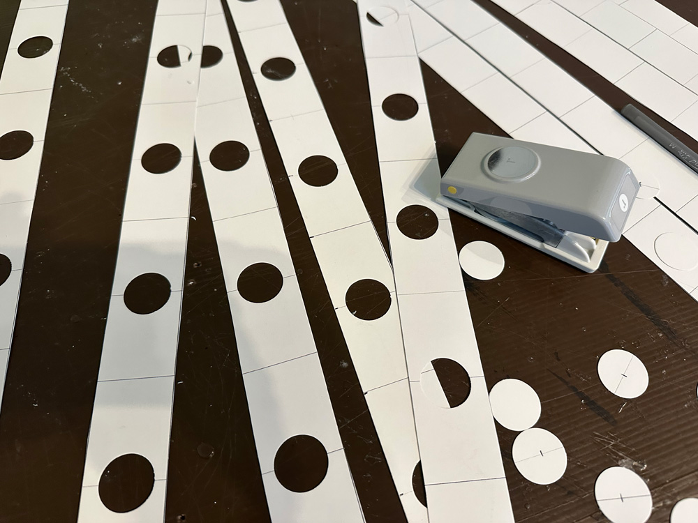 Cutting out circles for windows