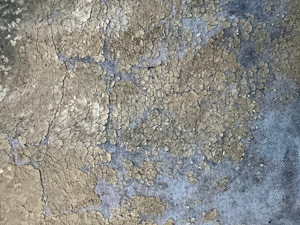 Very old cracked vinyl fabric surface