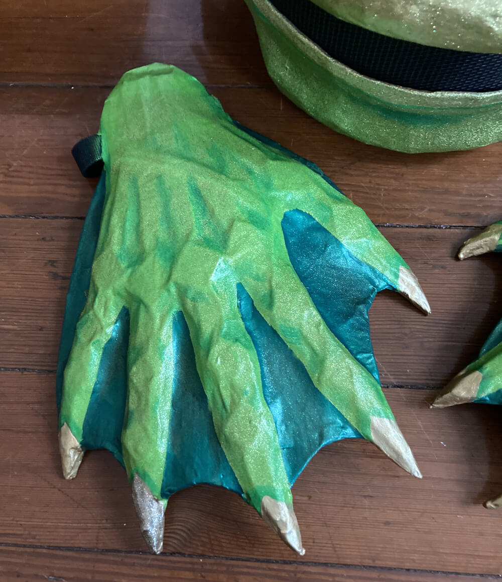 Close up of one hand