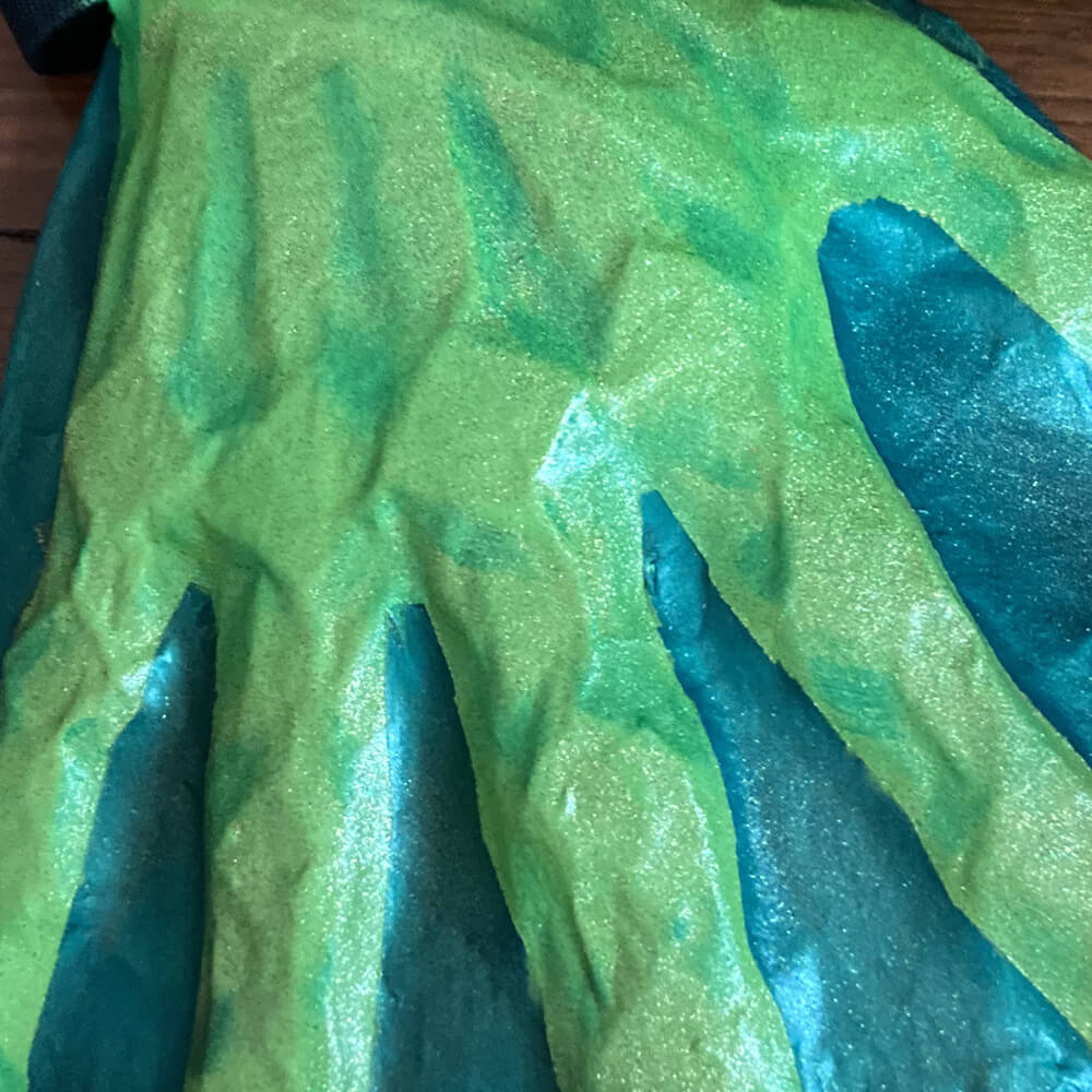 Closer up of glitter texture