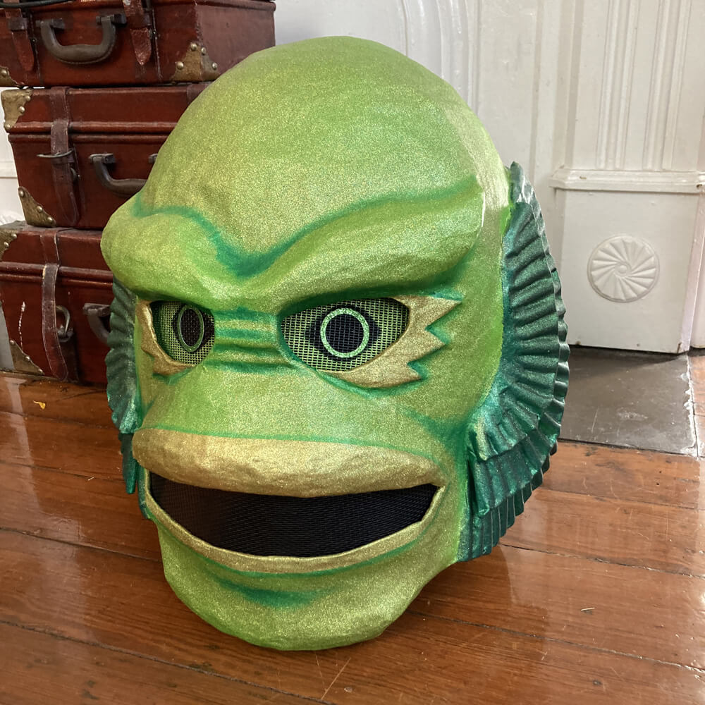 Finished Creature mask, front view