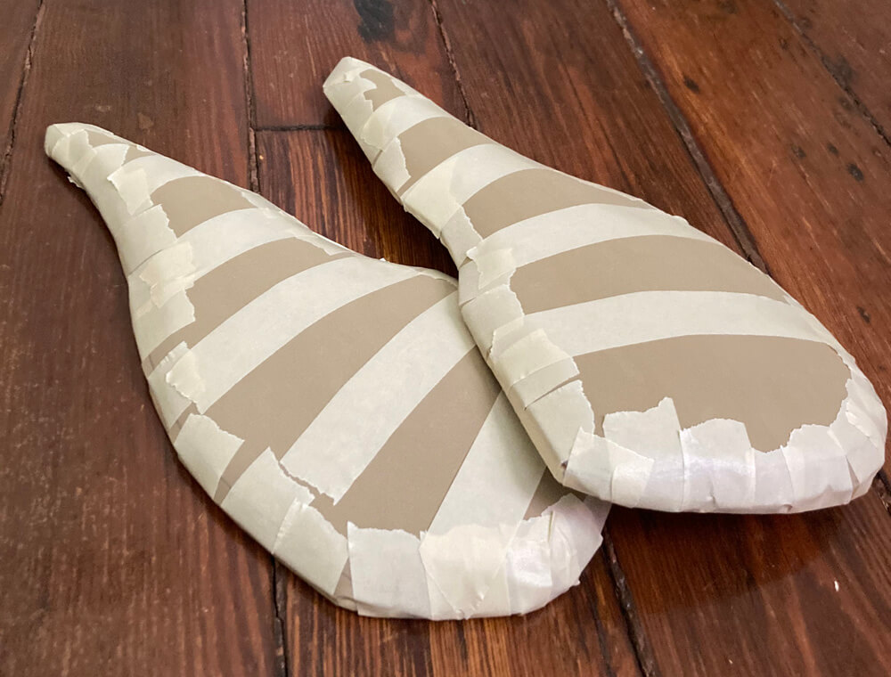 Cryptique bat standard - craft foam on the back of the ears