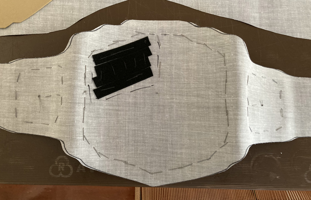 Pro wrestler belt prop - velcro on the back
