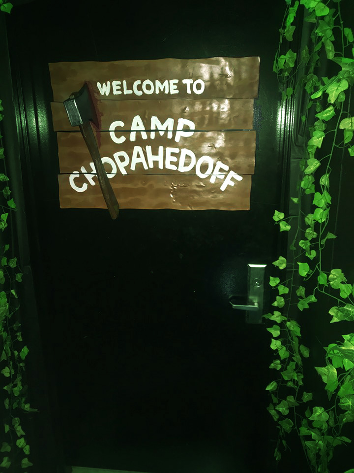Fake wooden sign