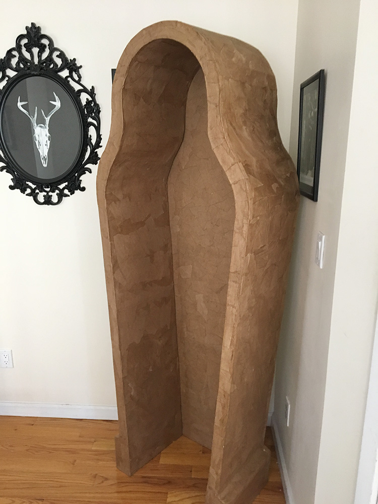 Paper mache Egyptian sarcophagus - finished!