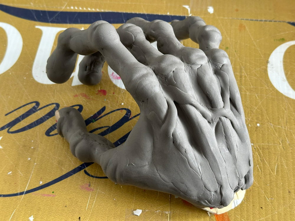 Another view of the back of the hand