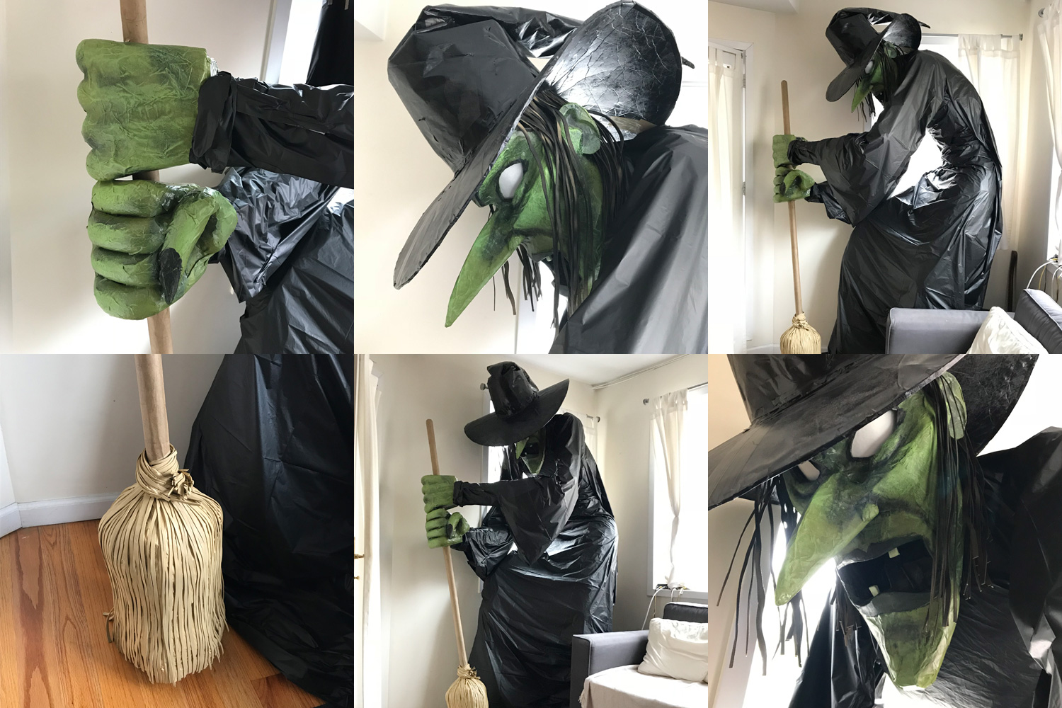 Giant witch statue - multiple views
