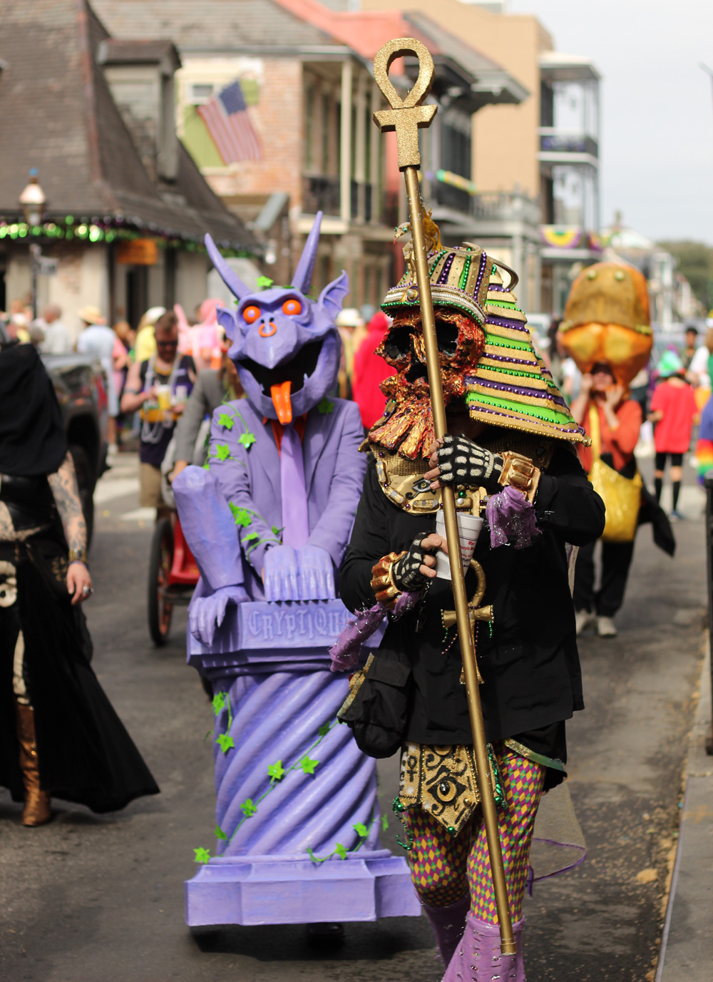 Yet another view of my costume during our parade.