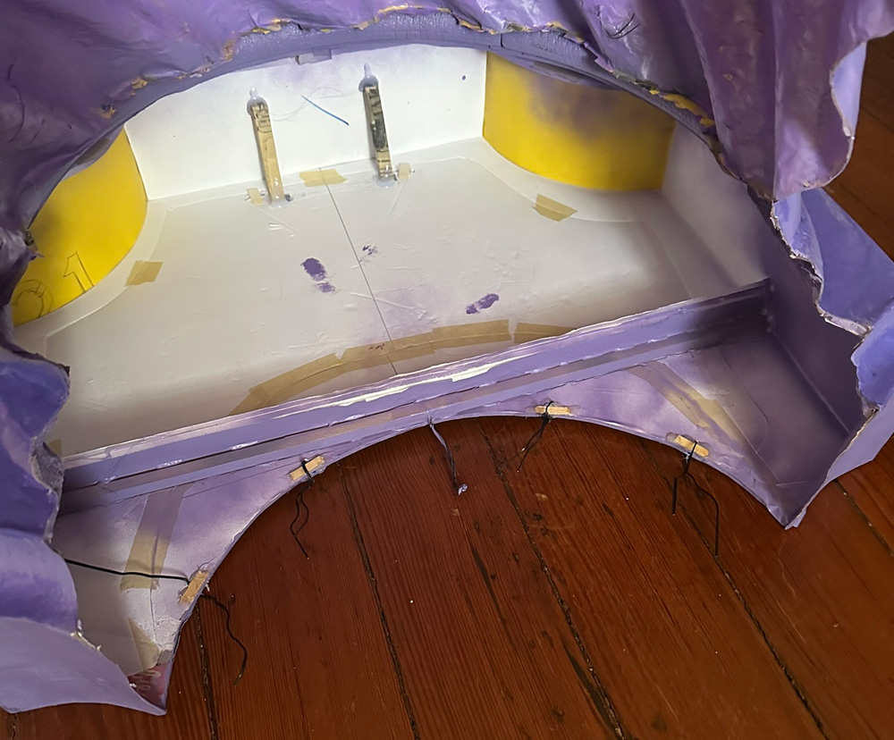 Description below; this is the inner surface of the upside-down column