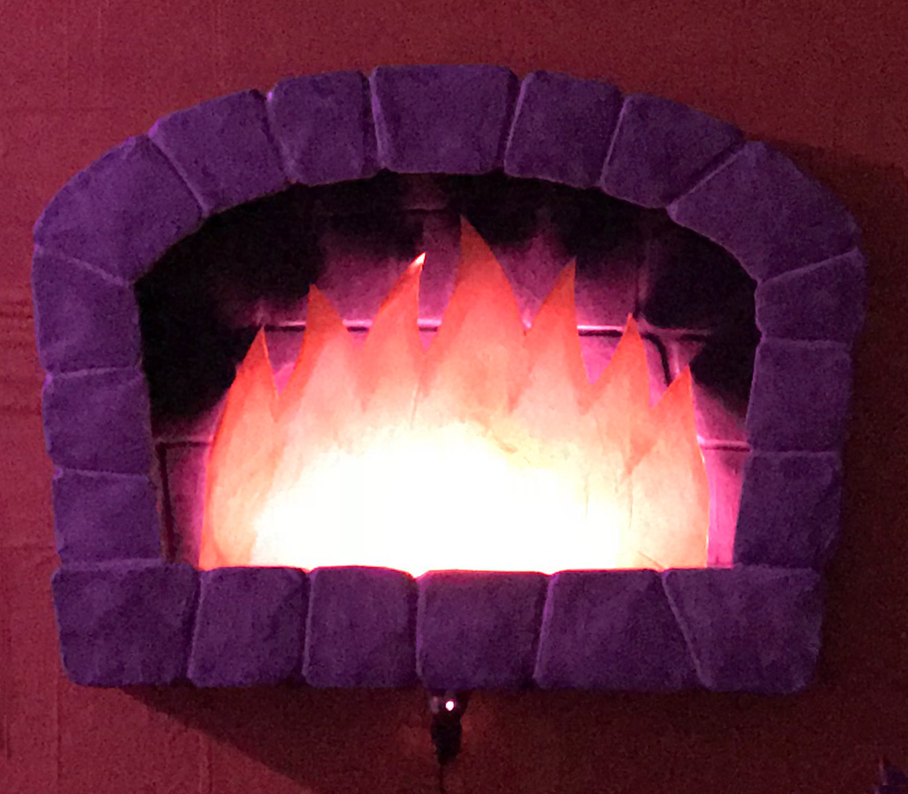 Paper mache oven prop - finished
