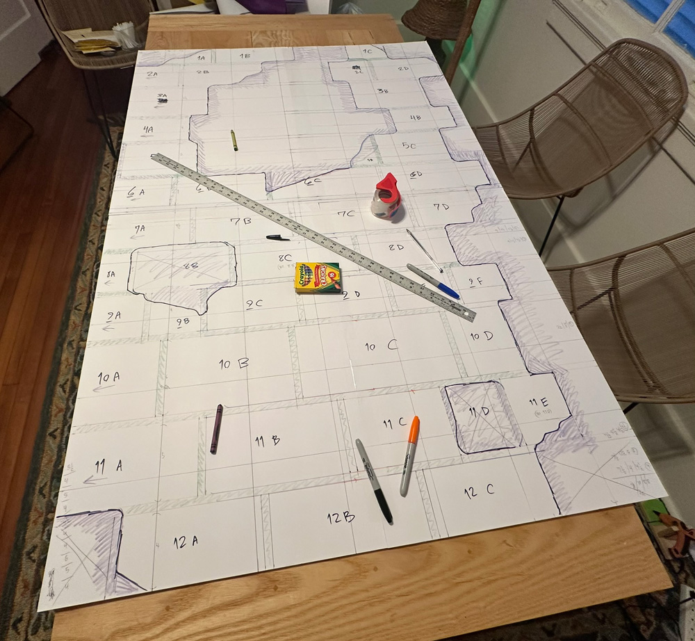 Drawing the wall shape