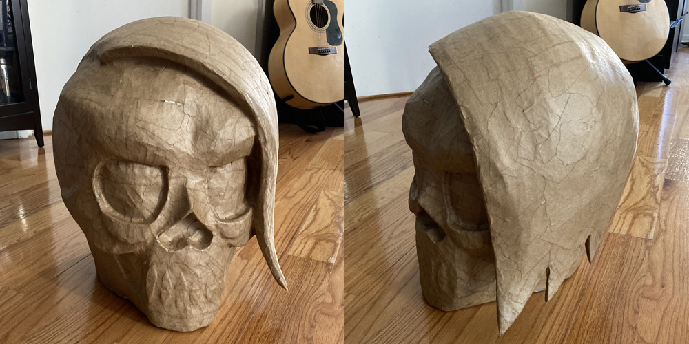 paper mache done!