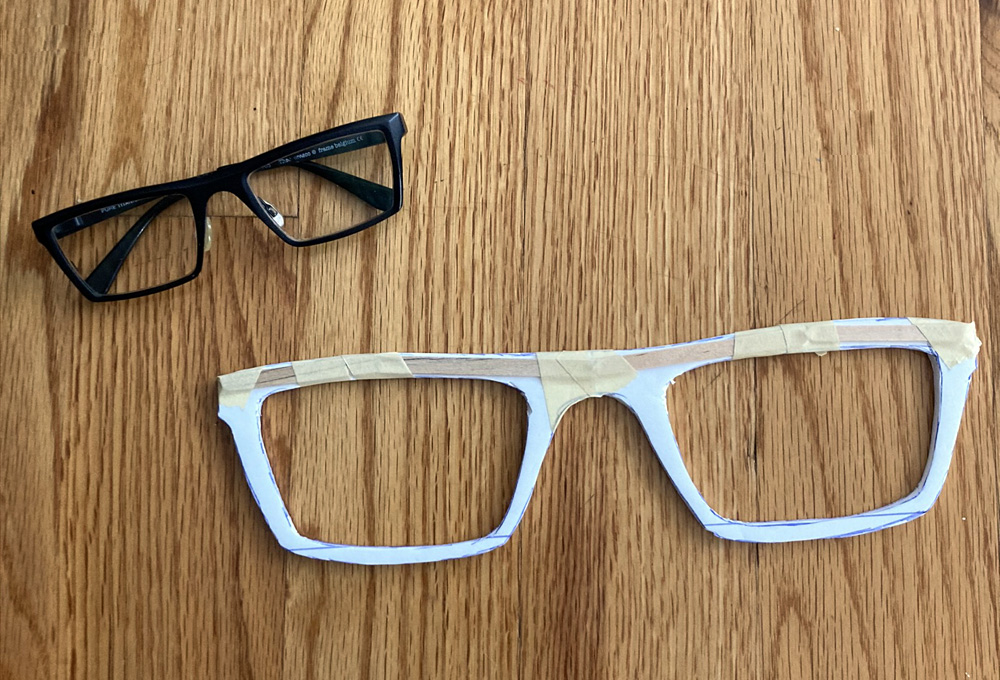 making the glasses