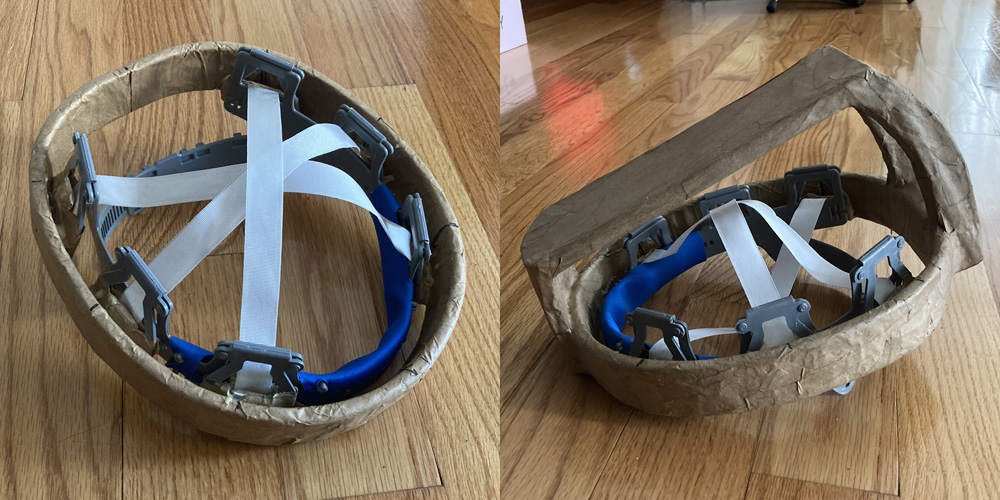 hard hat suspension