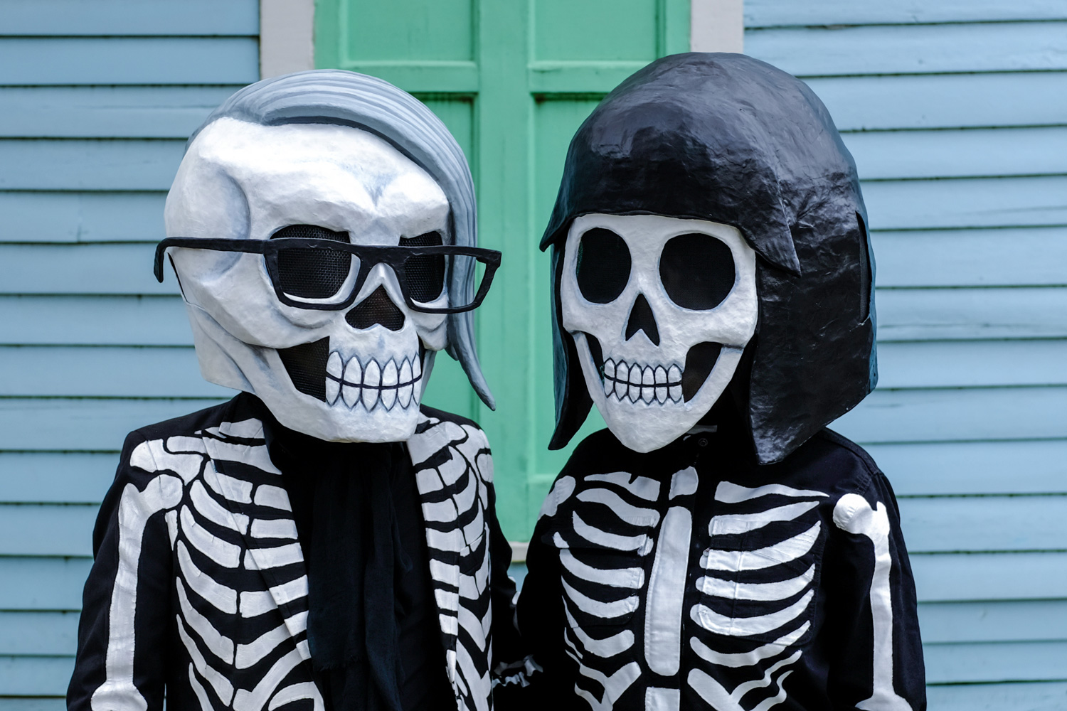 Manning Krull skull mask for Mardi Gras 2021