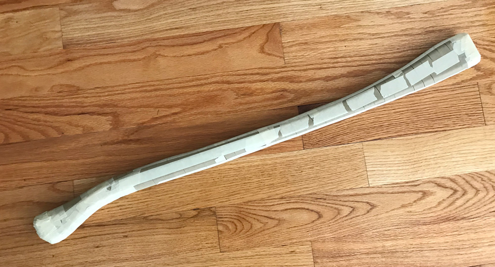 finished handle shape