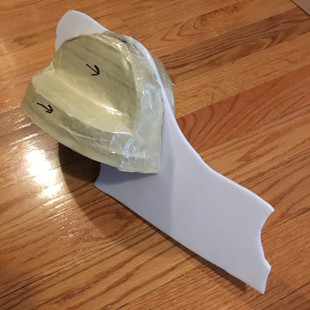 Wolf skull mask - starting the base
