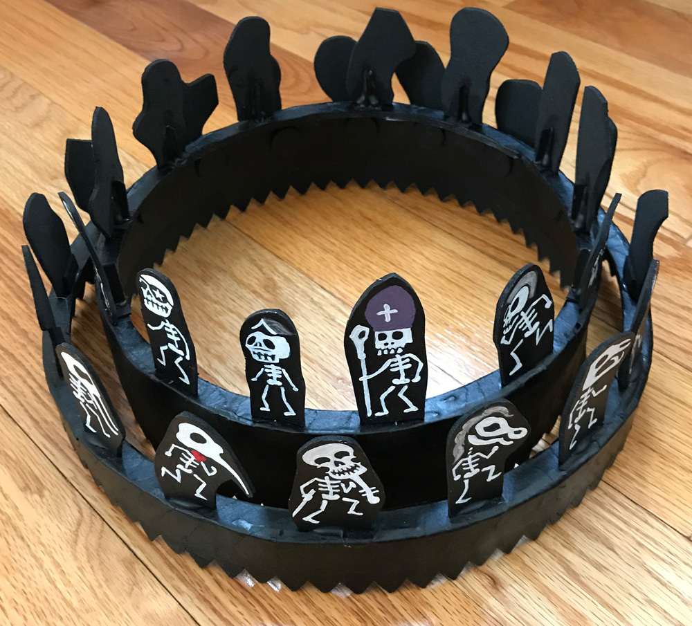 Attaching the skeletons to the rings