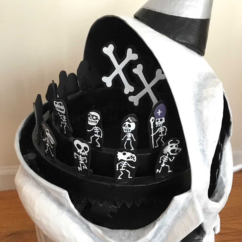 Skull mask for Mardi Gras 2019