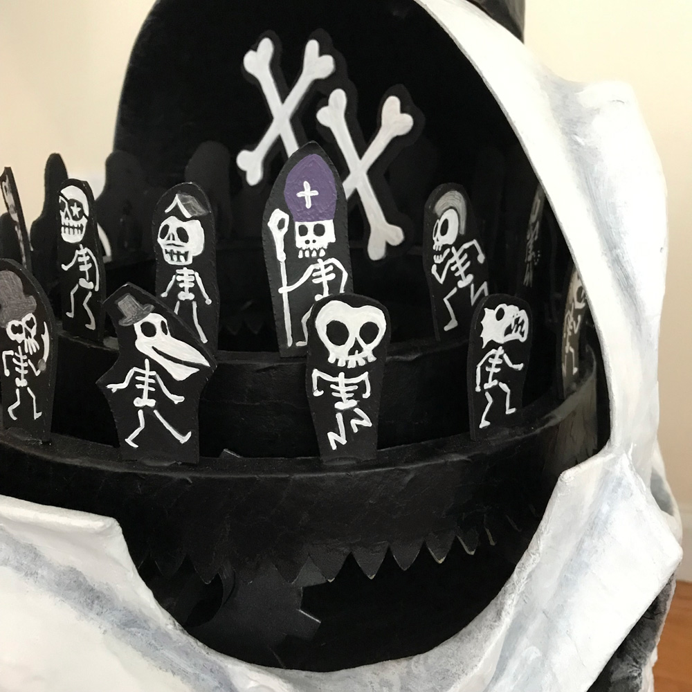 20th anniversary skull mask
