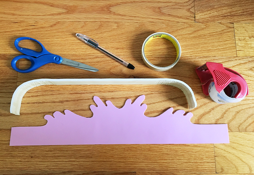 Building the waves with foam